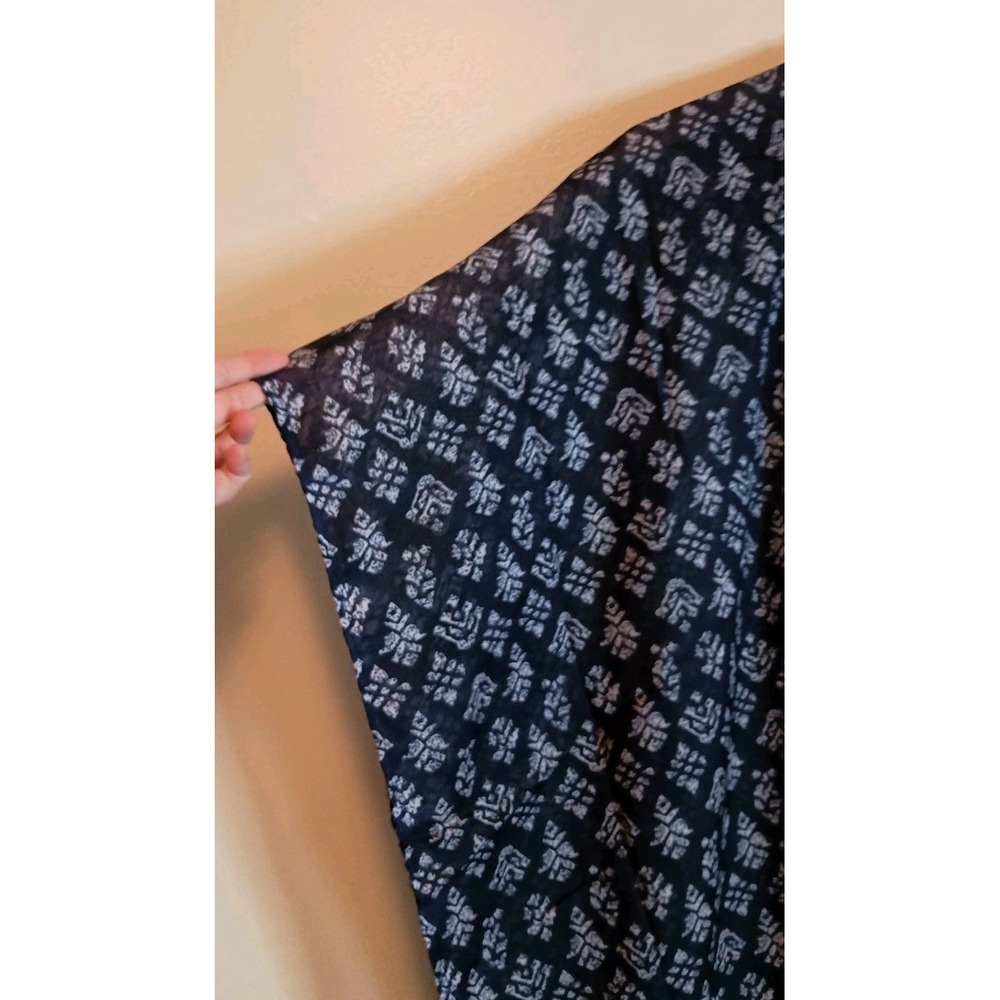NWT Raj Navy Boho Kimono Open Front Lightweight Layer One Size - Picture 3 of 7